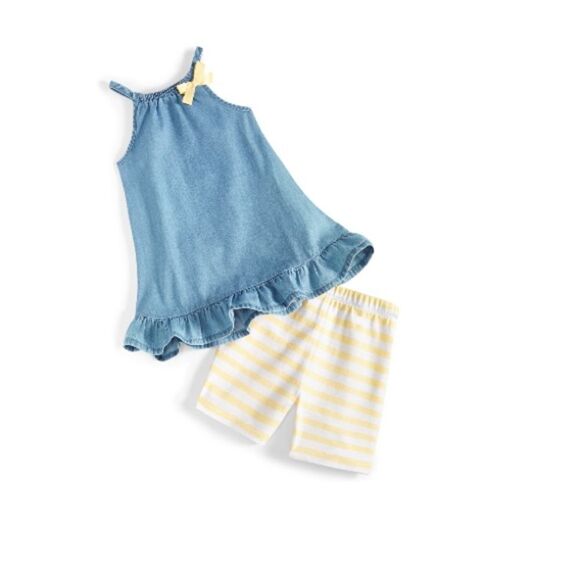 First Impressions Baby
Girls Halter Tunic and Shorts, 2 Piece Set, - Picture 5 of 5